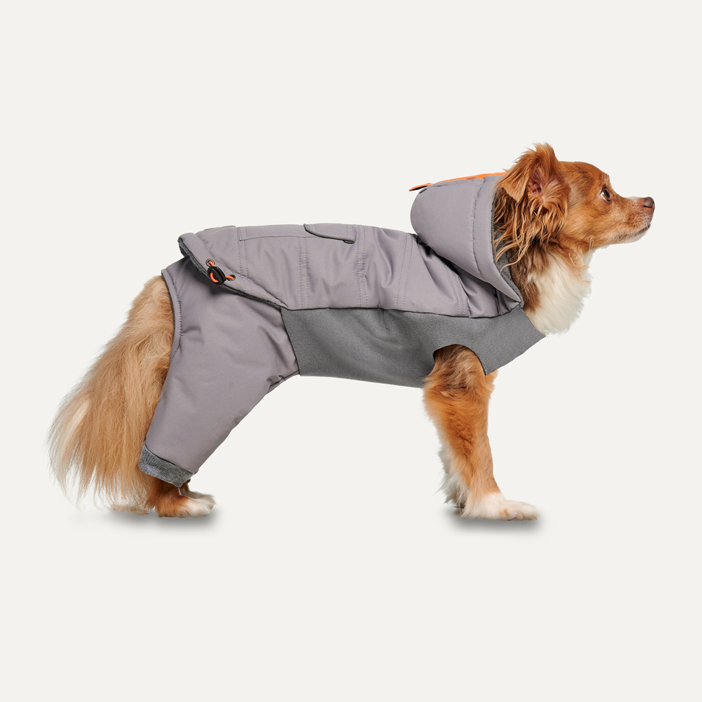 Goo-eez Hooded Full Body Snowsuit XXS Grey