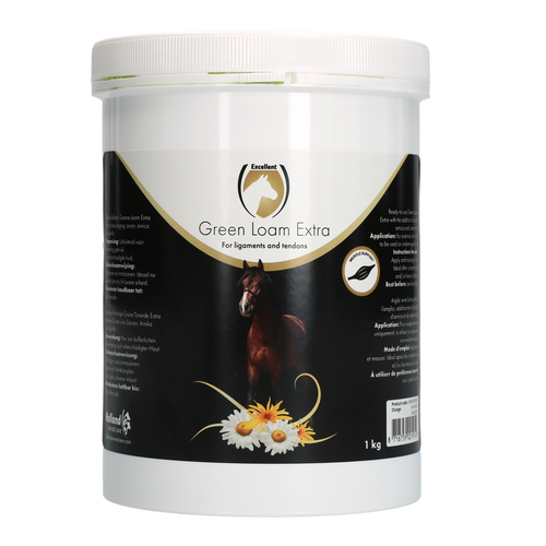 Excellent Horse Green Loam Extra 1 kg — soin tendons & membres