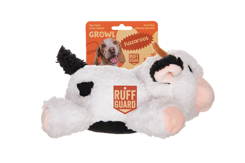 Growl Fuzzaroos Coco – Vache en peluche pour chien