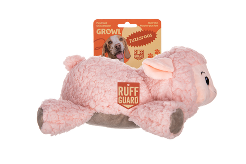 Growl Fuzzaroos Lolly – Agneau en peluche pour chien