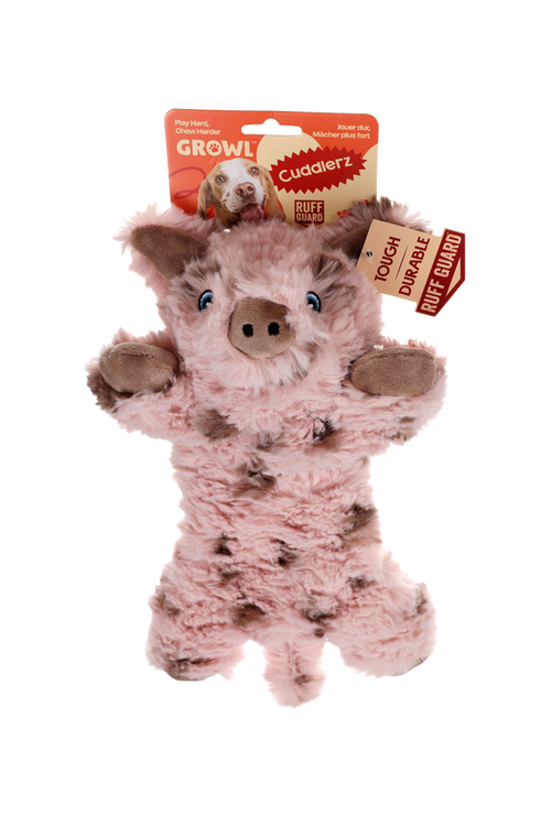 Growl Cuddlerz Snorters – Cochon en peluche pour chien