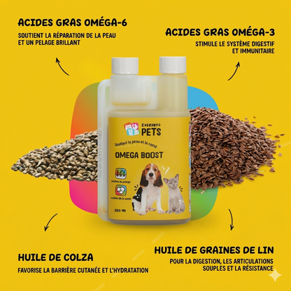 Huile oméga Excellent Pets Omega Boost Excellent Pets