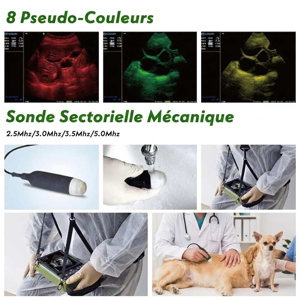 Échographe vétérinaire portable 5,6" pour chiens, moutons et porcs Trufféo
