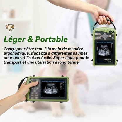 Échographe vétérinaire portable 5,6" pour chiens, moutons et porcs Trufféo