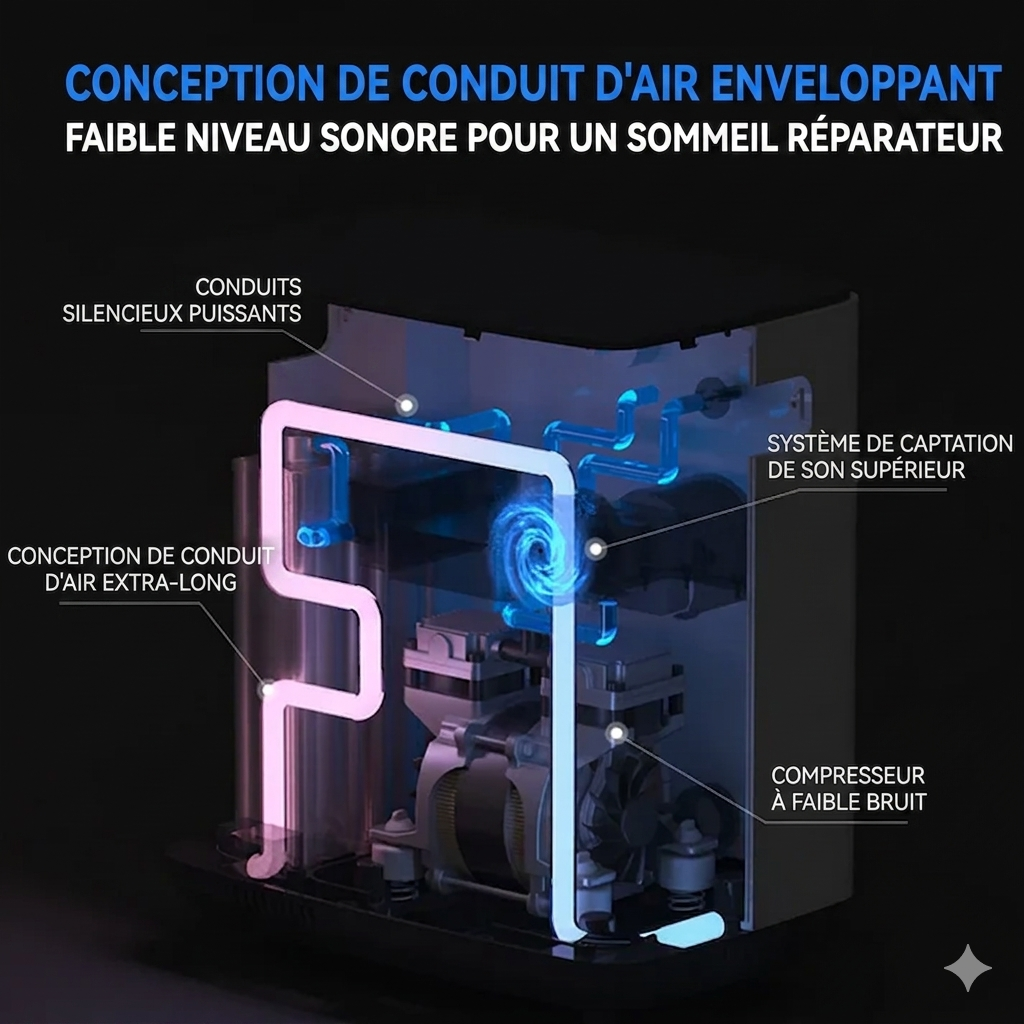 Concentrateur d'oxygène réglable de 8L Trufféo
