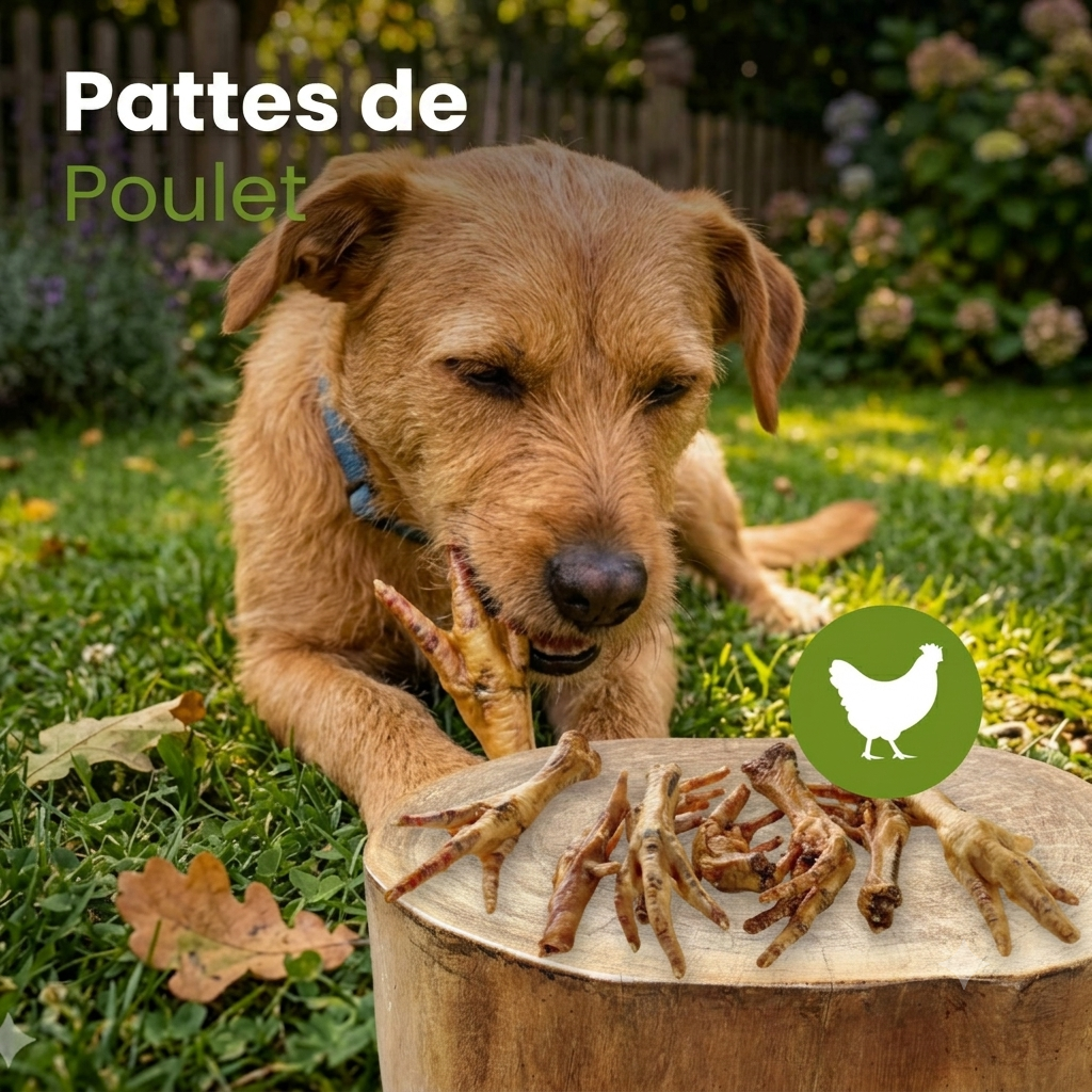Pieds de poulet séchés pour chiens, sans conservateurs Kauartikel.com GmbH