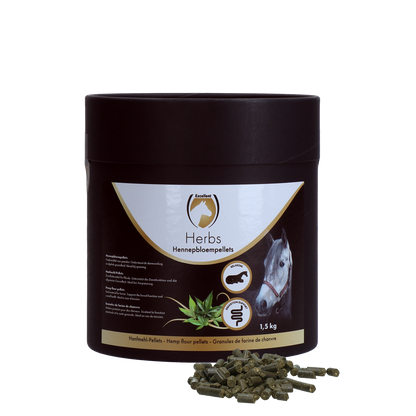 Excellent Horse Herbs Hemp Flour Pellets 1.5 kg