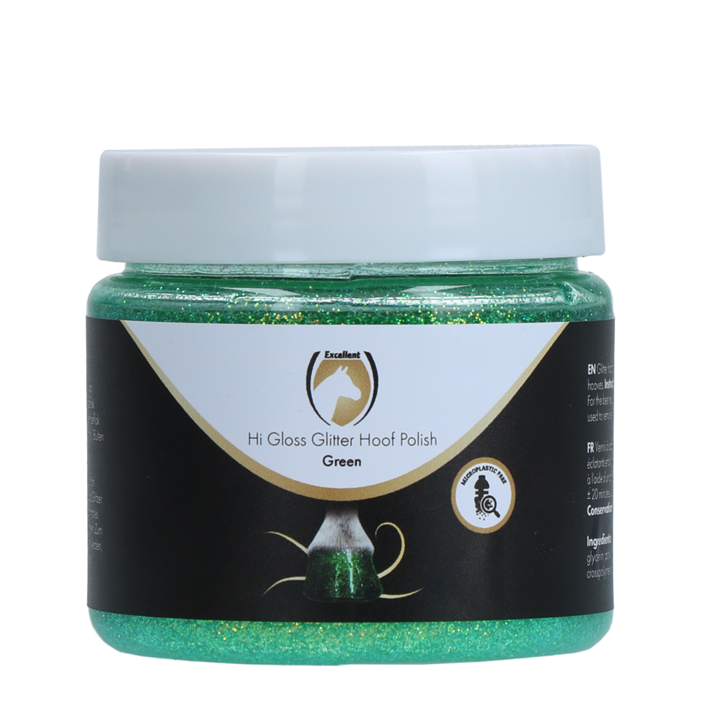 Vernis sabots pailleté Vert