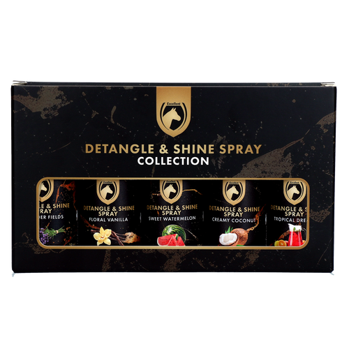 Excellent Horse – Coffret sprays démêlants Detangle & Shine (5 × 50 ml)