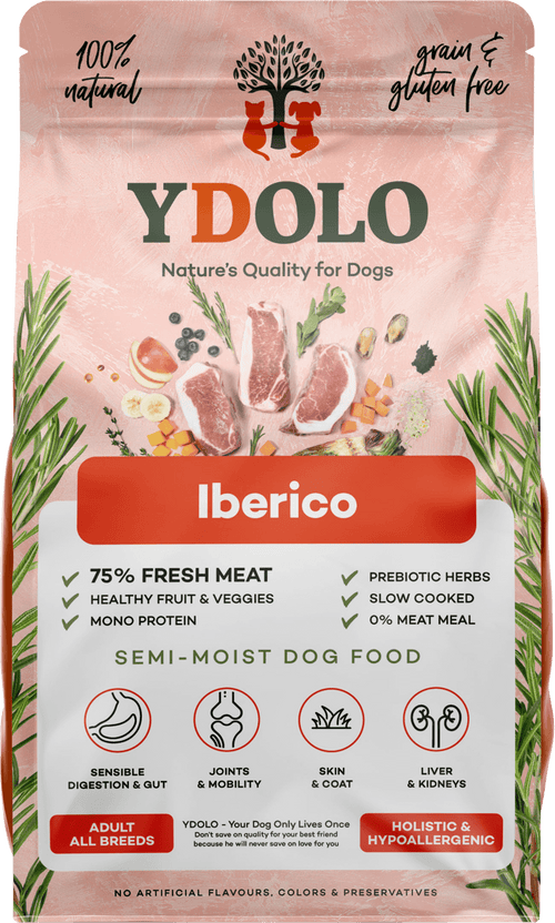 YDOLO Healthy & Pure Iberico — Croquettes semi-humides chien