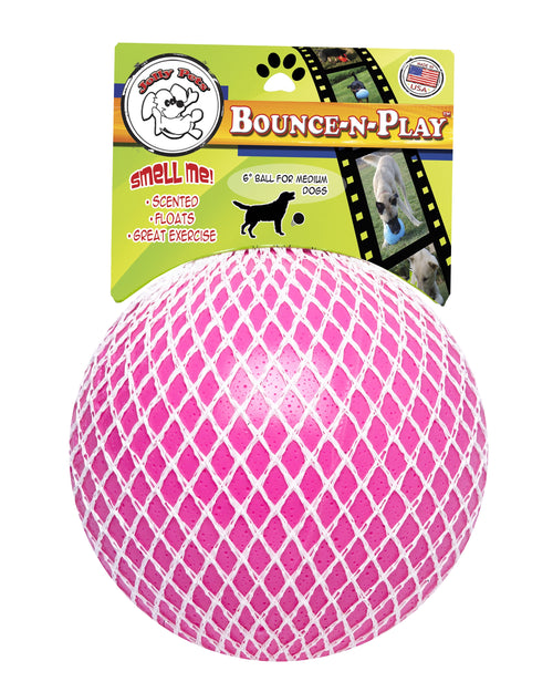 Jolly Pets Bounce-n-Play Bubblegum – Balle pour chien S 10 cm