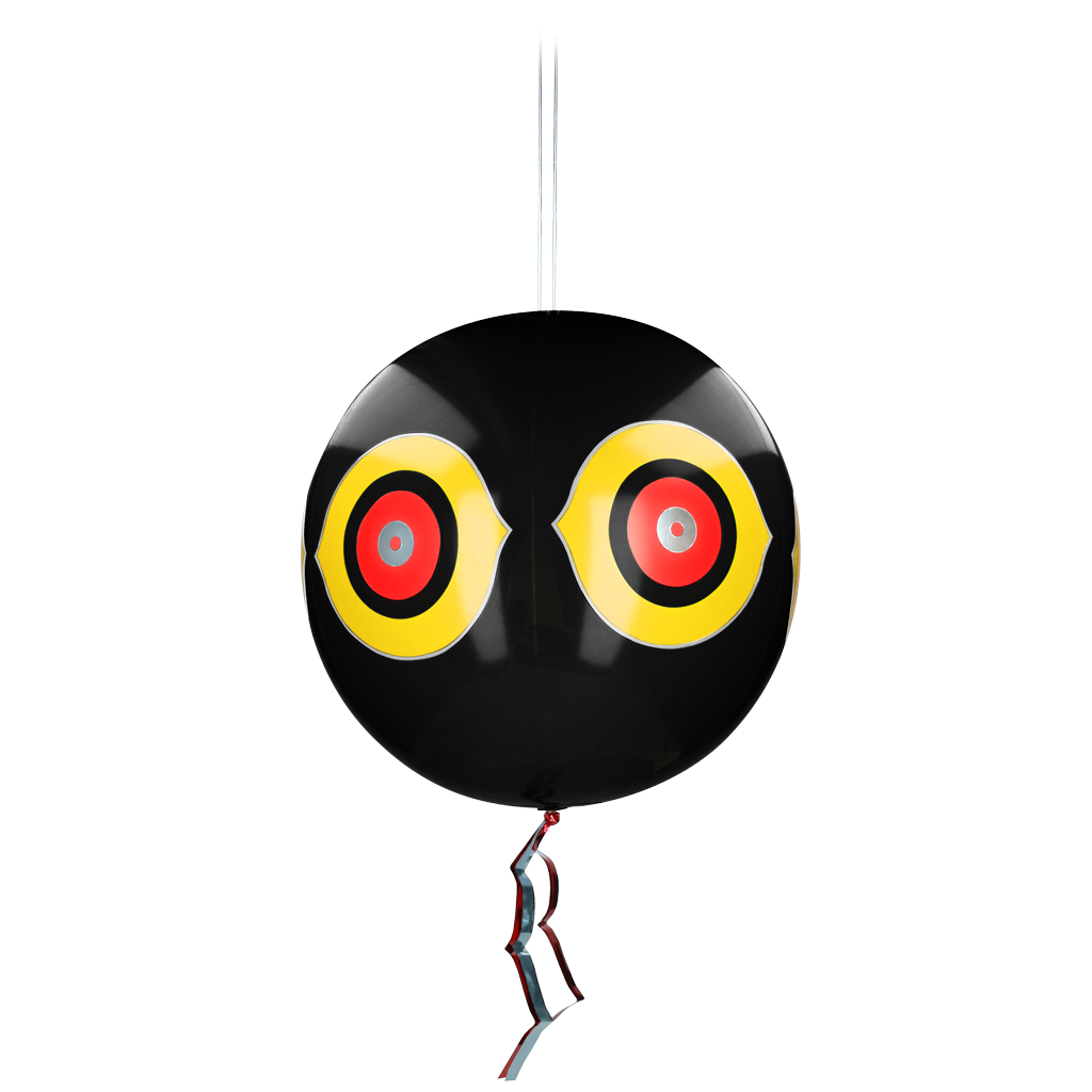 Ballon épouvantail noir