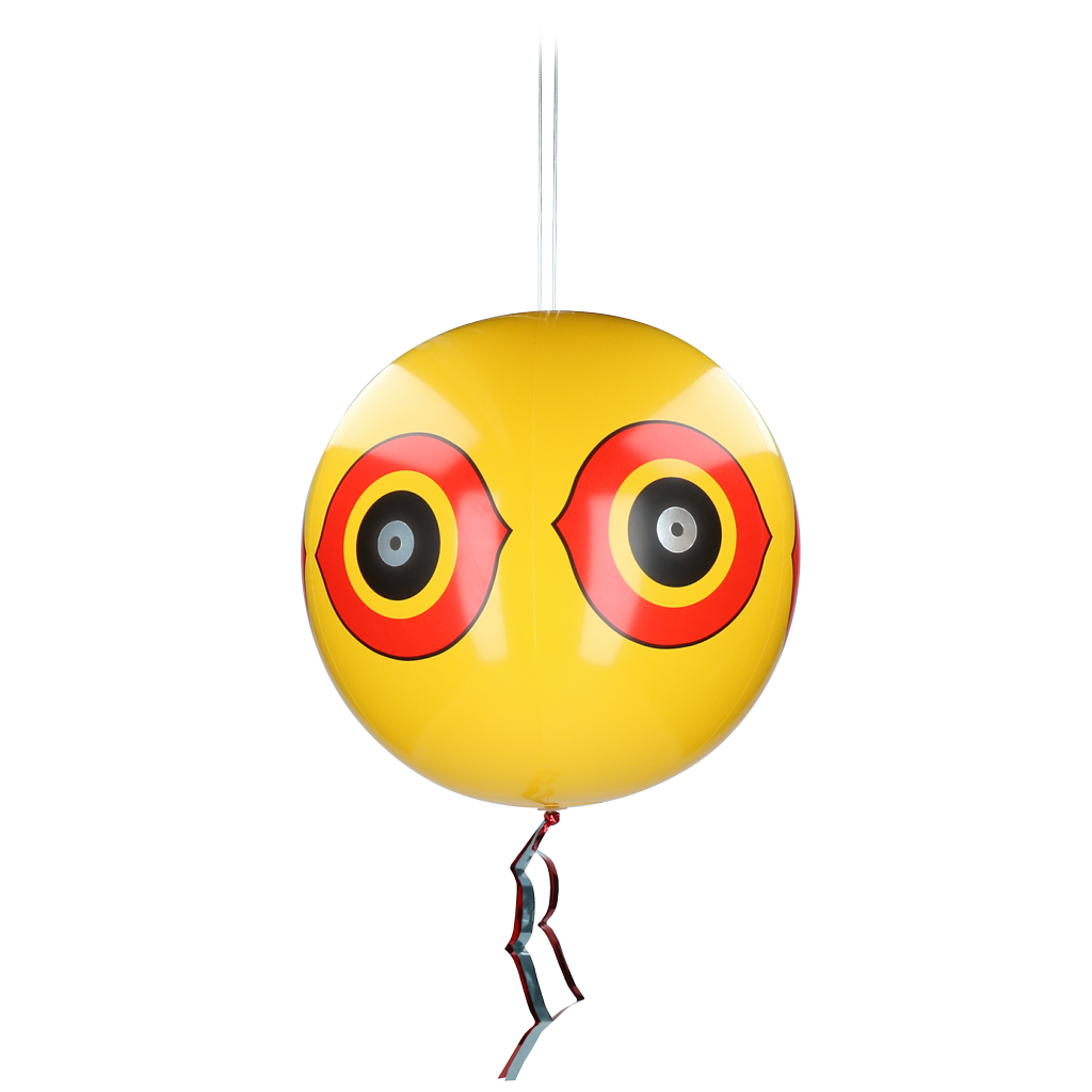 Ballon épouvantail jaune