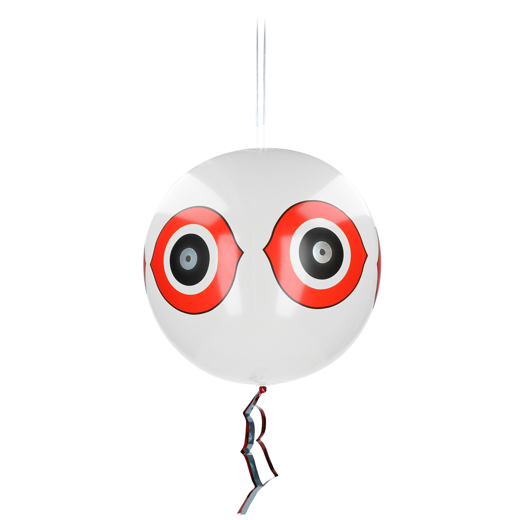 Ballon épouvantail blanc