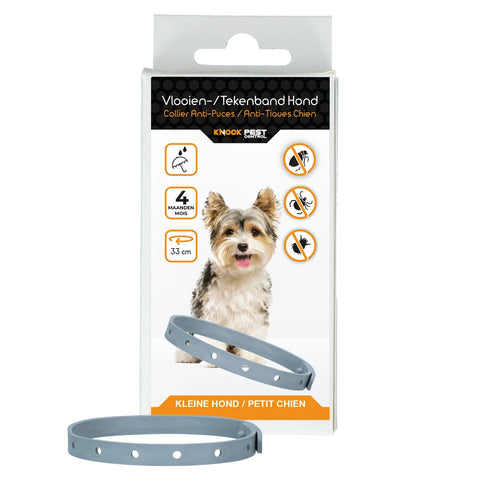 Collier anti-puces & tiques sans insecticide pour chien