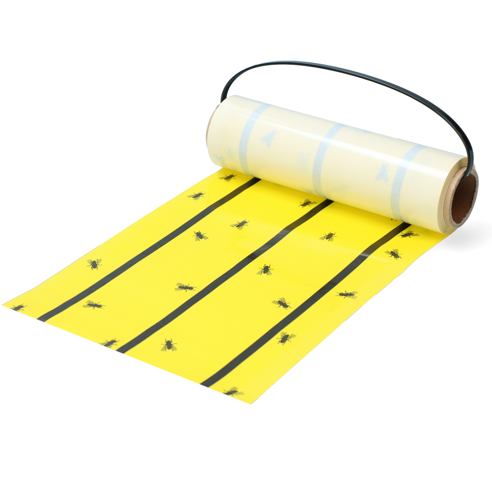 Rouleau collant jaune 5 m