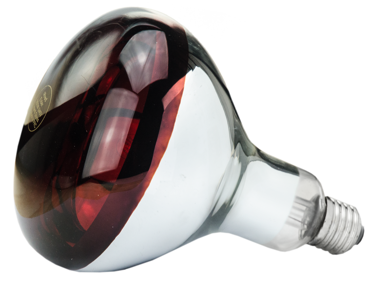 Hard Glass Lamp 150 W - Red