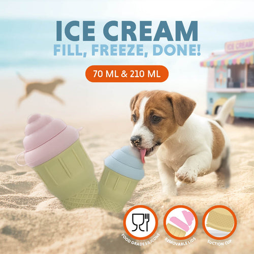 Moule glace pour chien en silicone – Coolpets Ice Cream - Taille S