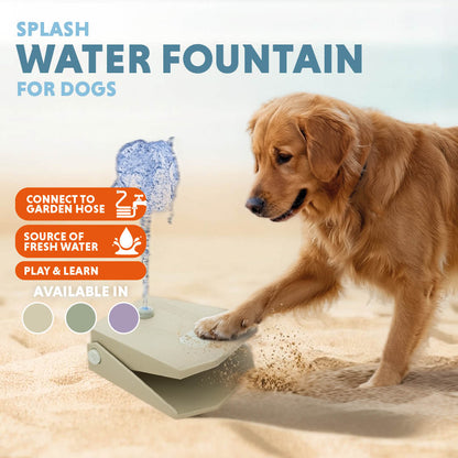 Coolpets Splash Water Fountain Olive green