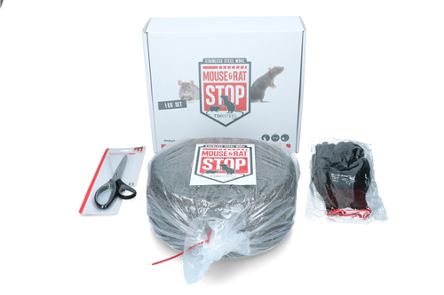 Laine d'acier inoxydable anti-rongeurs Mouse & Rat Stop