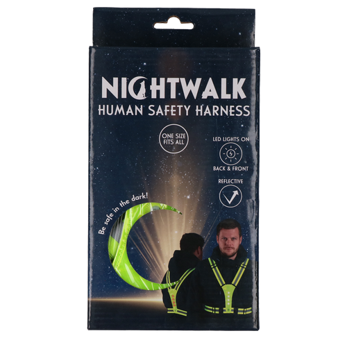 Harnais de sécurité fluorescent Nightwalk pour adulte