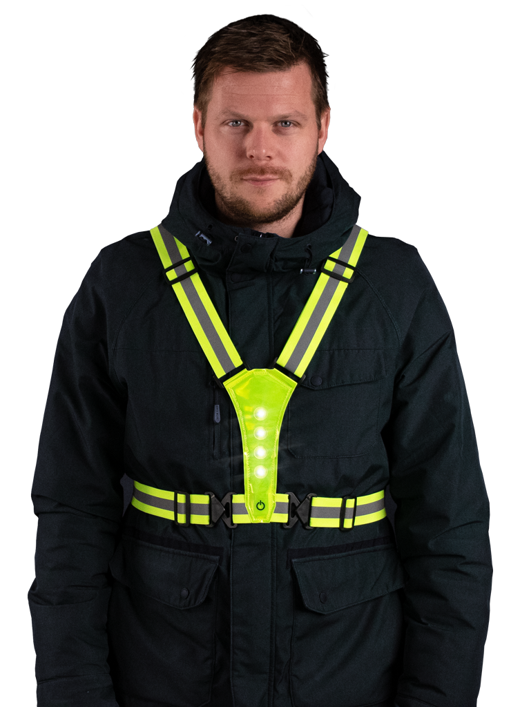Nightwalk Human Safety Harness Yellow