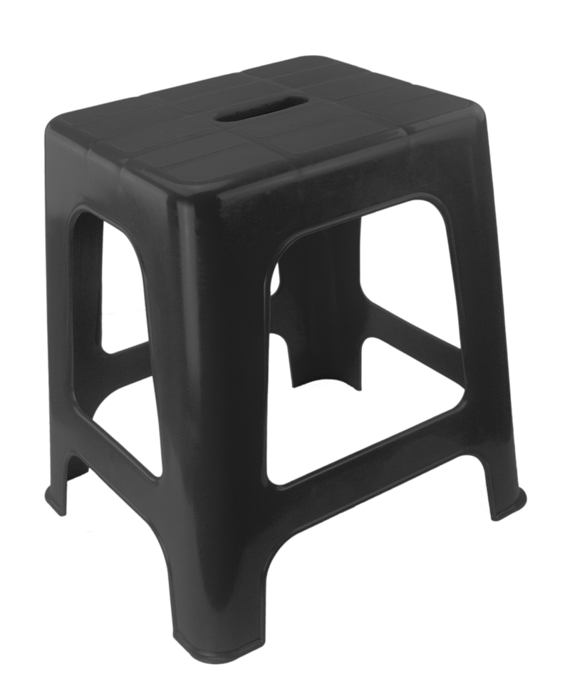 Mounting step and sit Black