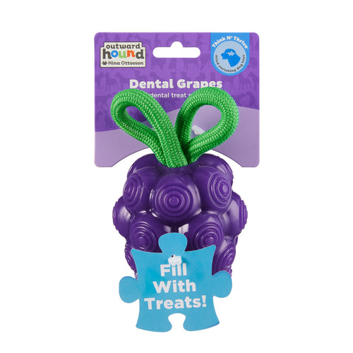 Outward Hound Dental Grapes – Jouet à mâcher et à garnir