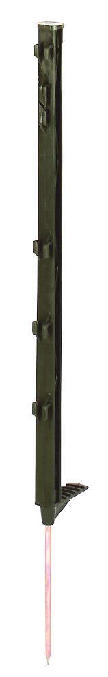 ZoneGuard – Piquet plastique vert pour clôture 71 cm
