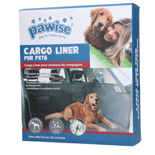 Protection de coffre voiture pour chien – Déperlante 140 x 135 cm