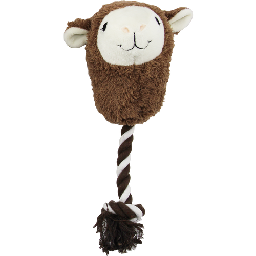 Pawise – Peluche alpaga avec corde pour chien