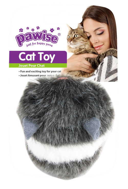 Pawise – Souris vibrante à tirer pour chat