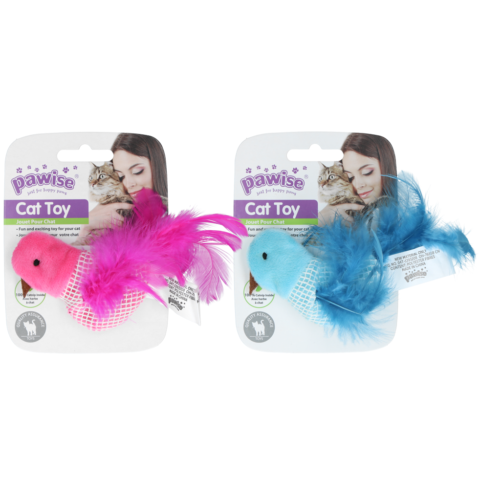 Pawise 100% Catnip Toy Bird