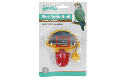 Pawise – Mini panier de basket avec miroir pour perruche 10 cm