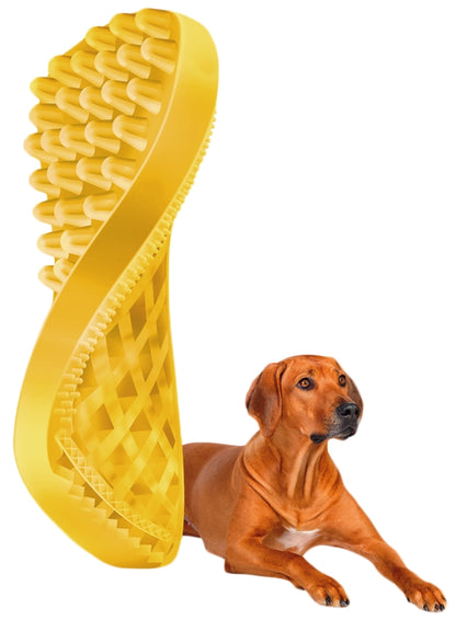 Pet+Me Dog Hair Brush Short hair Yellow