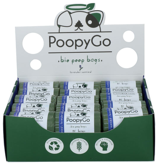 PoopyGo Eco friendly single roll lavender scented