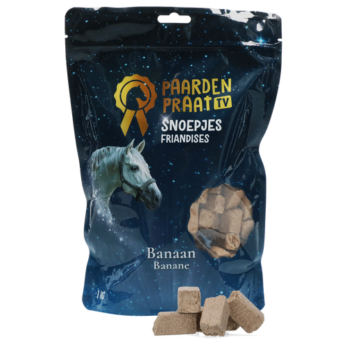 Paardenpraat - Friandises pour cheval saveur banane
