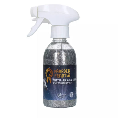 Spray Pailleté Turquoise Paardenpraat TV Glitter Glamour Paardenpraat TV