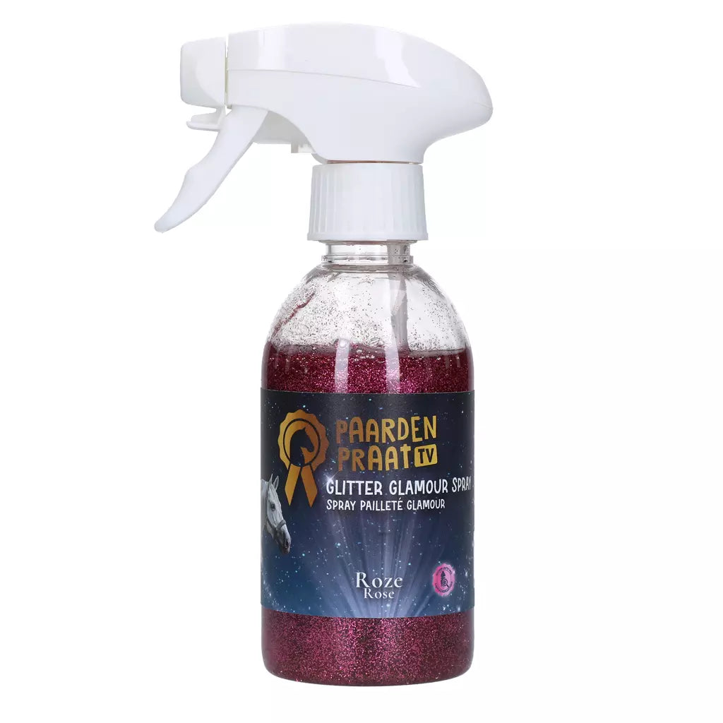 Spray Pailleté Turquoise Paardenpraat TV Glitter Glamour Paardenpraat TV