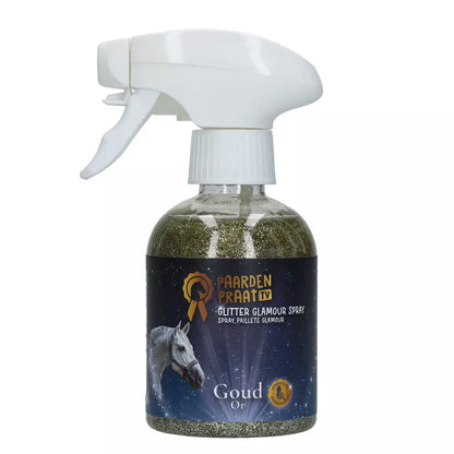 Spray Pailleté Turquoise Paardenpraat TV Glitter Glamour Paardenpraat TV