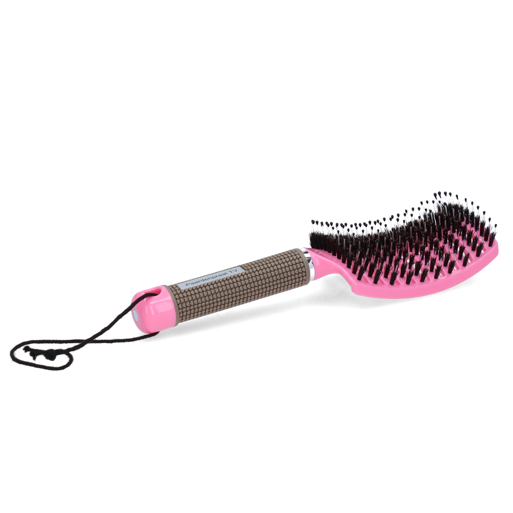 Paardenpraat Horse Supreme Borstel Pink
