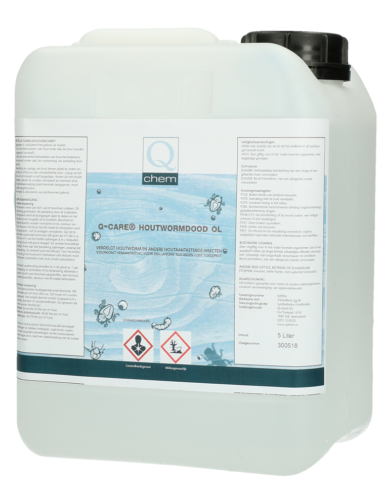 Q-Care Houtwormdood OL – Traitement Professionnel Vers de Bois Q-Chem