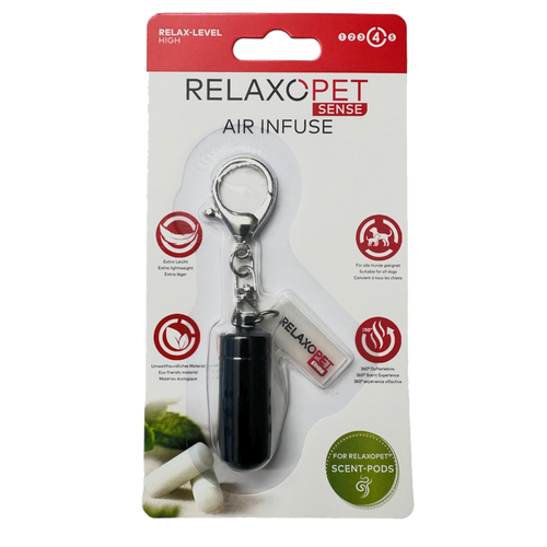 RelaxoPet Sense Air Infuse — Diffuseur d’arômes relaxante portable pour animaux