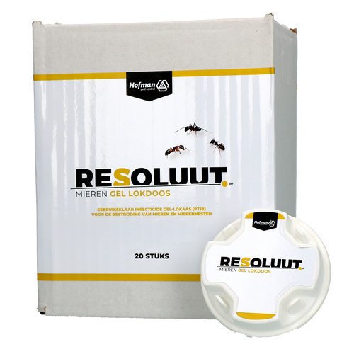 Boites d'Appâtage Gel Anti-Fourmis Resoluut – Lot de 20
