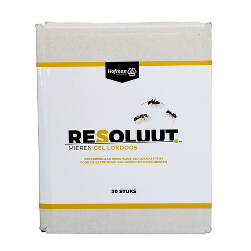 Boites d'Appâtage Gel Anti-Fourmis Resoluut – Lot de 20