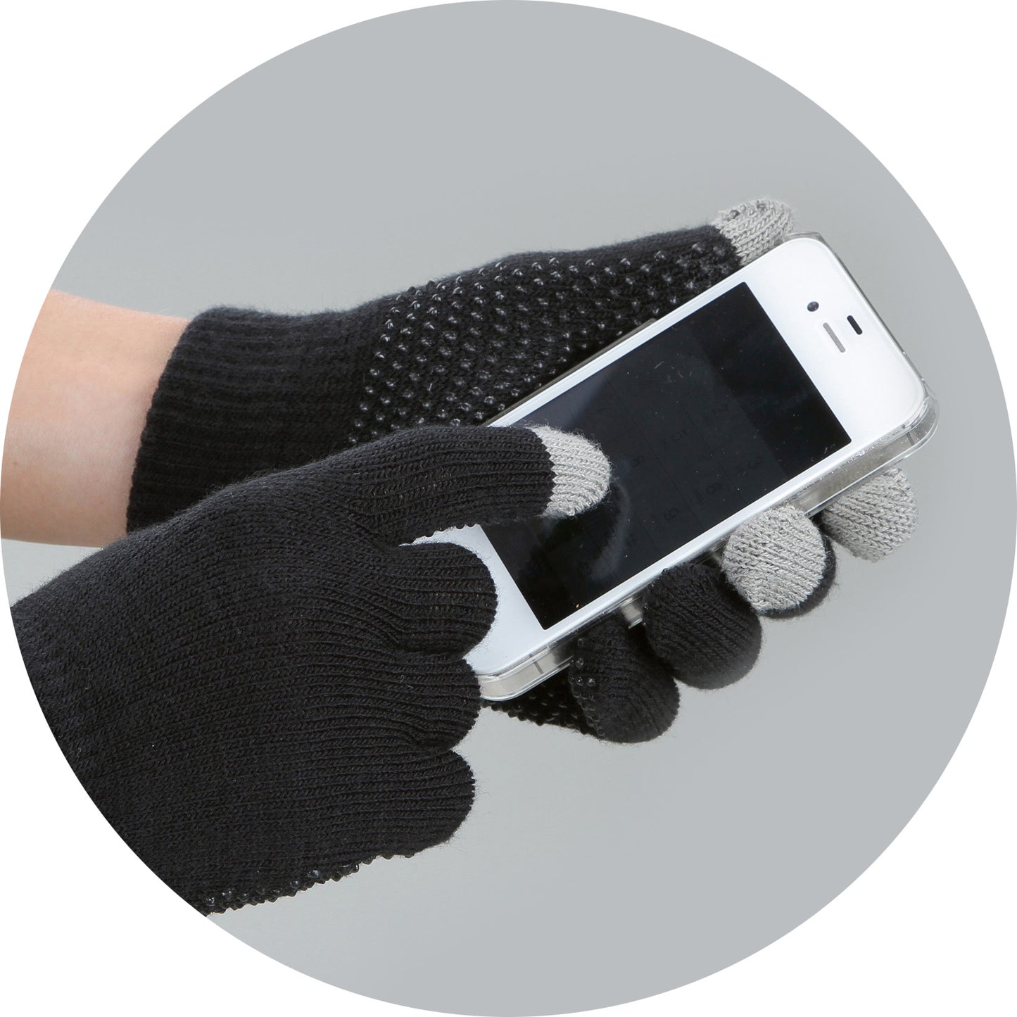 Riding glove Magic Touch Black 1size4all