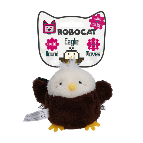 Robocat Wild – Jouet aigle interactif sonore pour chat avec MADNIP