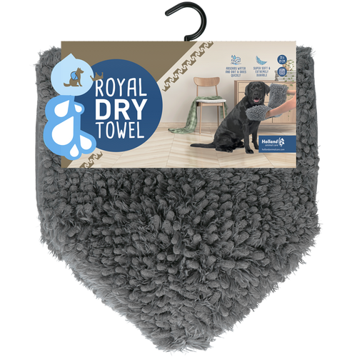 Serviette microfibre Royal Dry pour chien – Ultra-absorbante