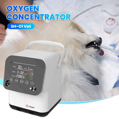 Concentrateur d'oxygène vétérinaire SINOHERO 1L-7L avec télécommande