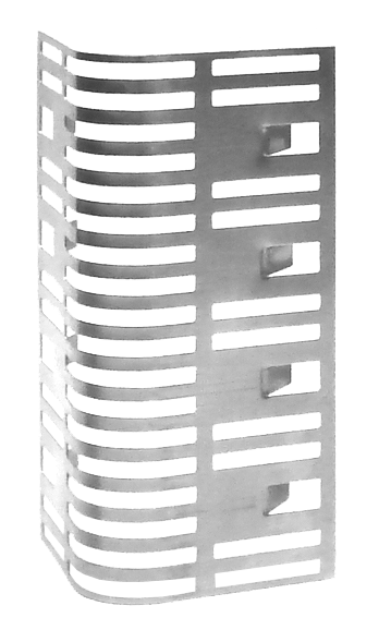 Grille d'Aération Inox SpouwSafe – Toutes Longueurs Merkloos